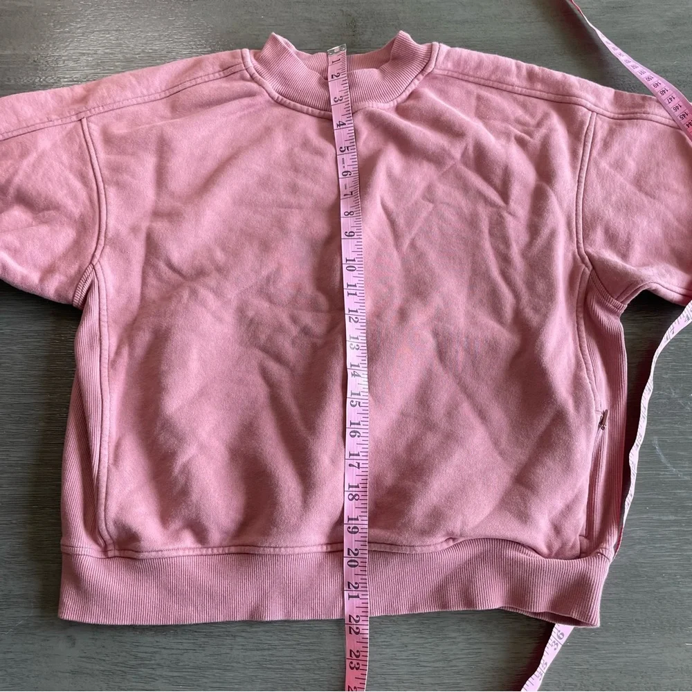 Lululemon Chill On Pullover Quicksand Pink Mauve Sweatshirt 6